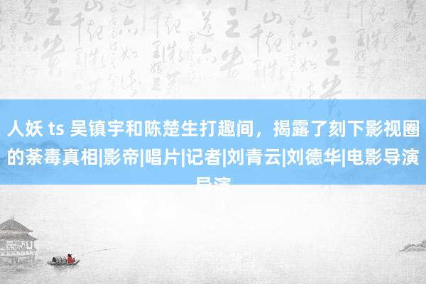 人妖 ts 吴镇宇和陈楚生打趣间，揭露了刻下影视圈的荼毒真相|影帝|唱片|记者|刘青云|刘德华|电影导演